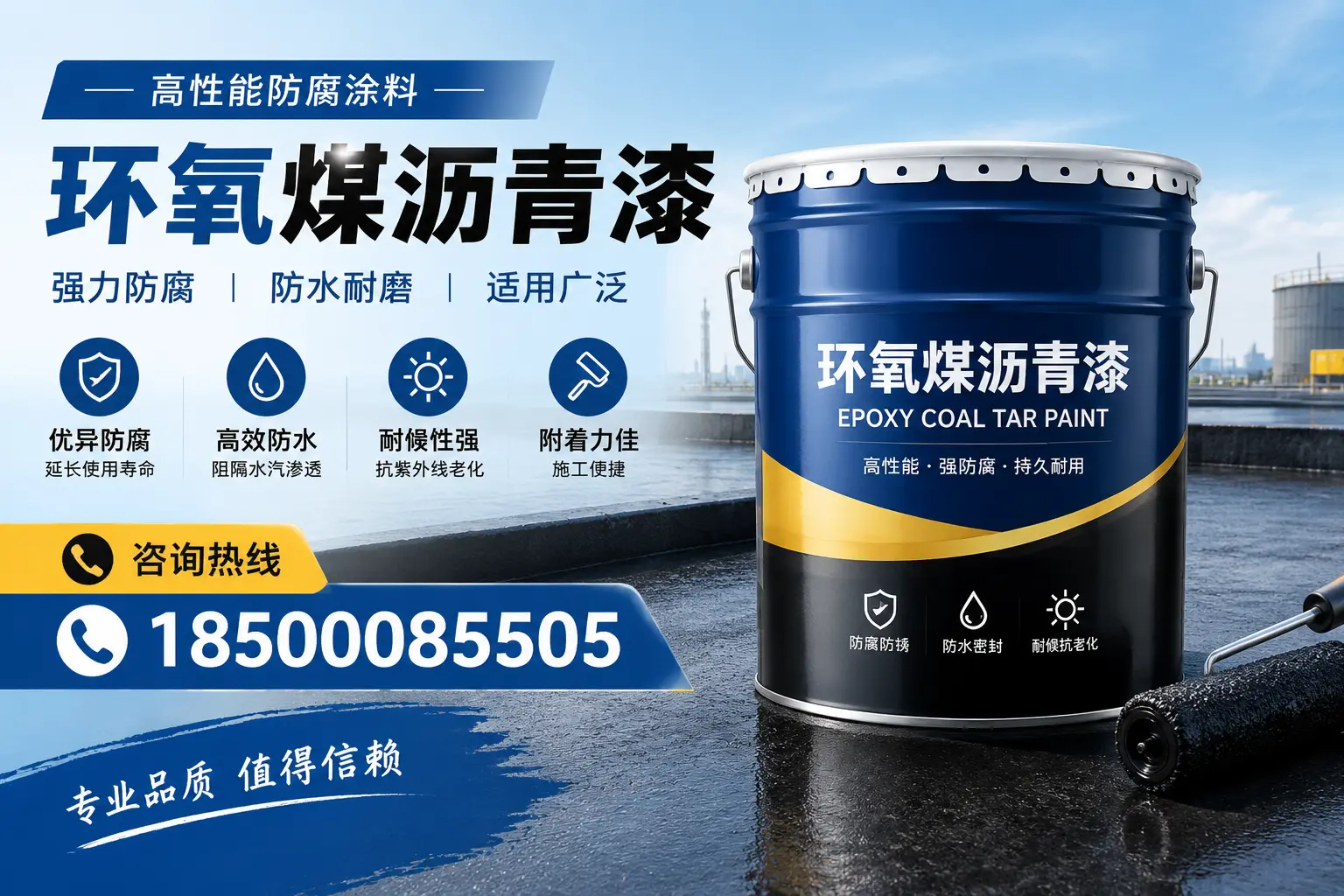 环氧煤沥青漆的主要成分与功能，石家庄用户深度了解